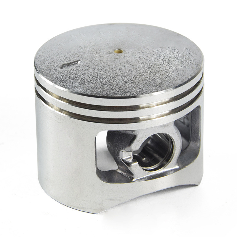 Chainsaw piston spare part close-up