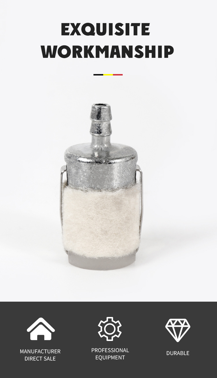 Fuel filter product detail for chainsaw spare parts