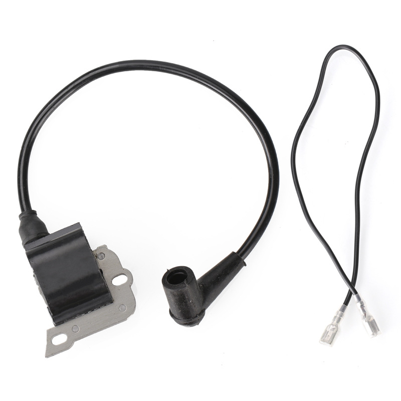 Ignition coil and lead wire set for chainsaw repair