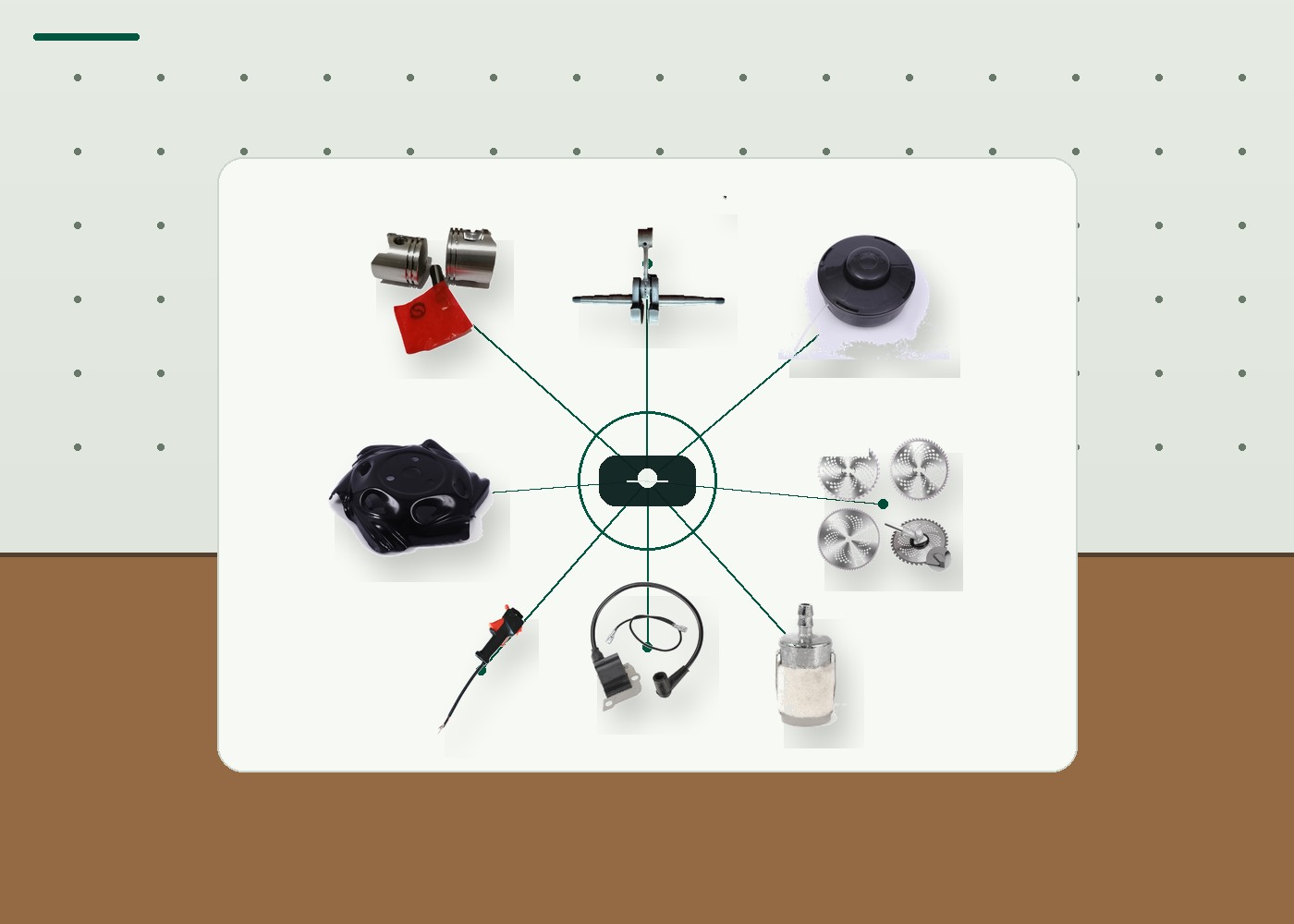 Garden tool spare parts