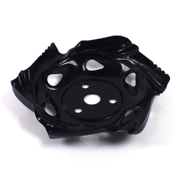 Root remover blade accessory for brush cutter